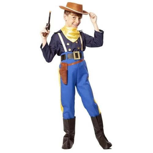 Déguisement Wayne Cowboy - Eurocarnavales, Sa - Enfant - Noir