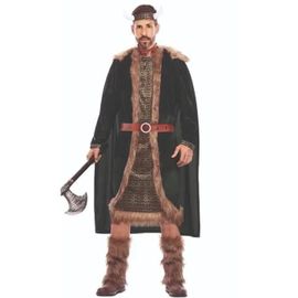 Déguisement Viking De Luxe - Eurocarnavales, Sa - Xl - Noir - Adulte