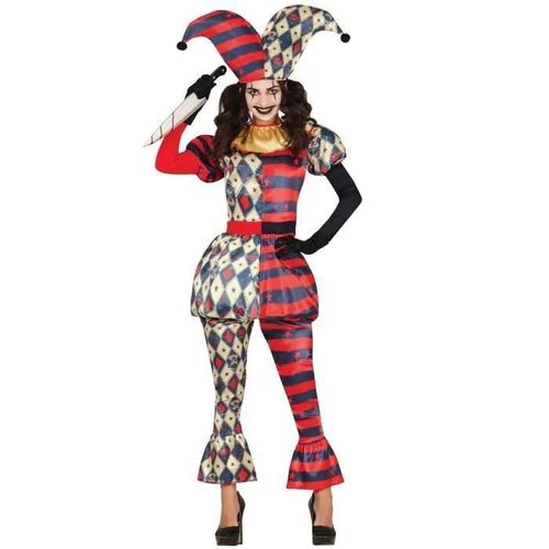Déguisement Arlequin Démoniaque Femme - Fiestas Guirca, S.L. - L - Noir - Halloween