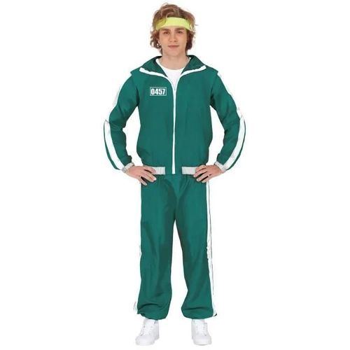 Survêtement Homme Vert - Participant Numéro 457 - Manches Longues - Indoor