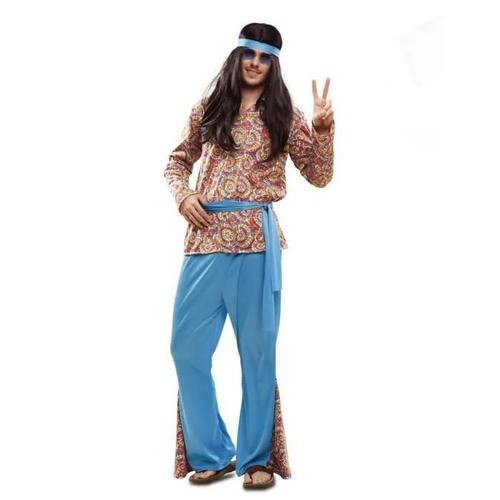 Déguisement Hippie Psychédélique Homme - M / L - Blanc - Polyester - Adulte