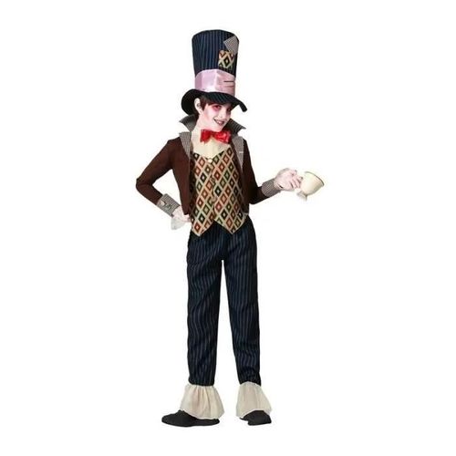 Déguisement Garçon Chapelier Fou - Atosa - Costume De Dessin Animé Alice - Multicolore - Intérieur - 5 Pièces