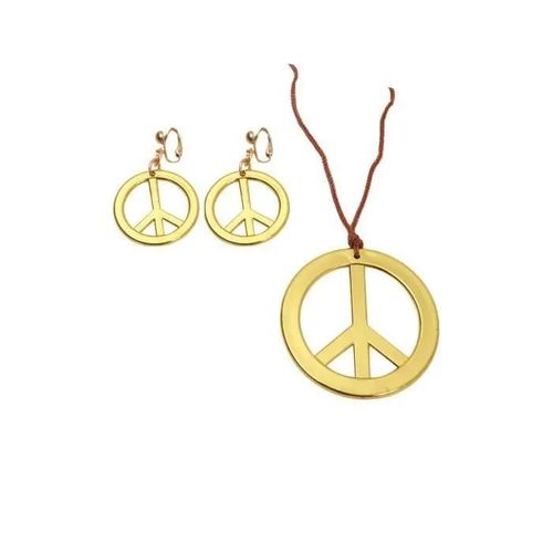 Set Hippie Doré - Marque - Modèle - Couleur Doré - Type De Public Adulte