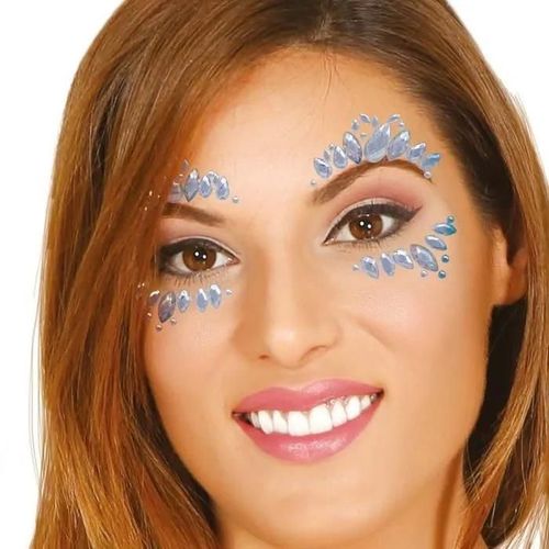 Bijoux De Peau Adhésif Visage Argenté Femme - Marque - Modèle - Argenté - Femme - Argent
