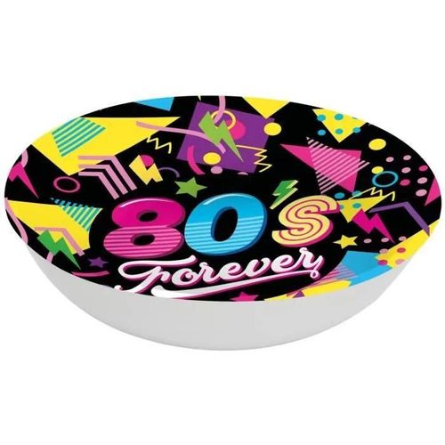 Grand Saladier Plastique Rigide Rond Ø 32cm, Années 80's Forever