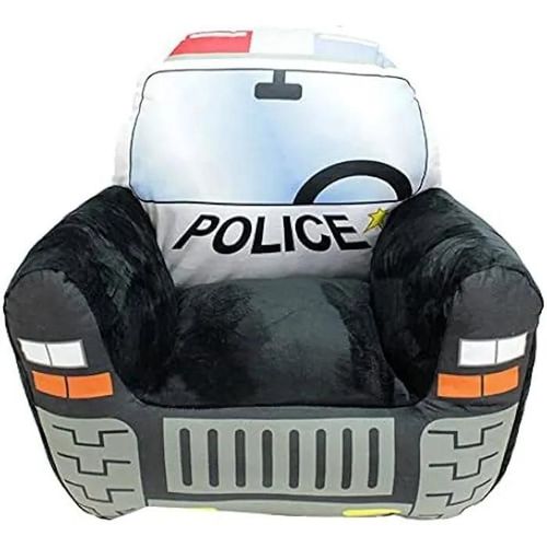 Fauteuil De Police - Creaciones Llopis - Llopis 42079 - Gris - Peluche, Polyester - 52x48x51 Cm