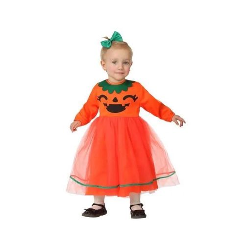 Déguisement Robe Citrouille Halloween Bébé Fille (0-6 Mois)