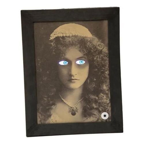 Cadre Sinistre Femme Avec Mouvement 30x39 Cm - Disfrazzes - Taille Unique - Multicolore