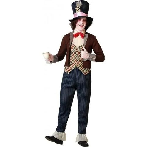 Déguisement Homme Chapelier Fou - Atosa - Costume De Dessin Animé Alice - Multicouleur - Adulte