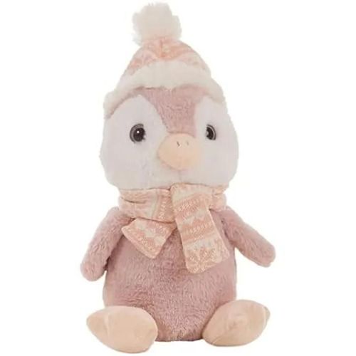 Jouet - Creaciones Llopis - Pingouin Bonnet Rose 34 Cm