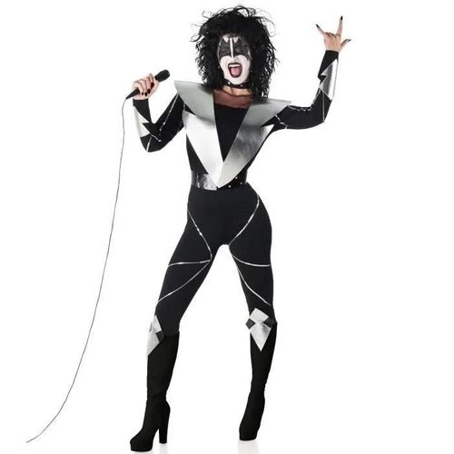 Déguisement Kiss Heavy Metal - Car Y Gus, S.L. - Xl - Femme - Noir