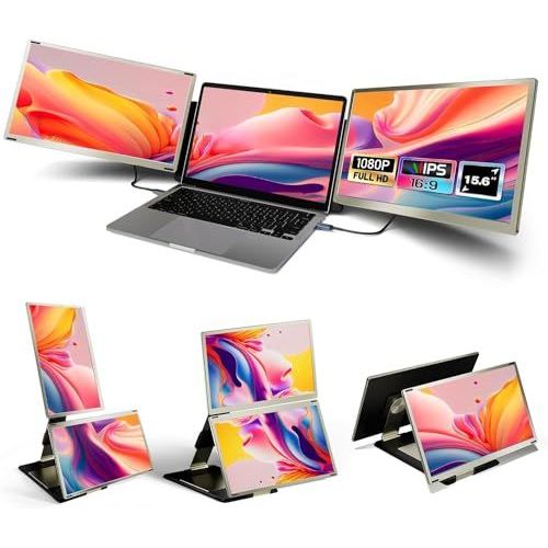 domyFan P5 - Dual Screen Laptop Screen Extender - 15.6" - 1920x1080 - 300cd/m² - 1000:1