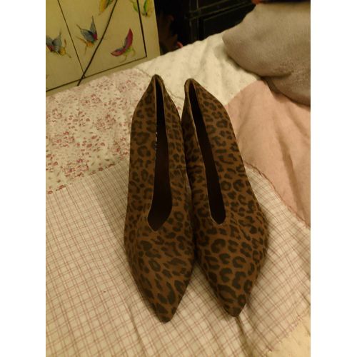 Talons Léopard En Cuir 37 Latino Neufs.