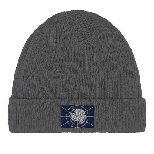 Bonnet En Coton - Pixelforma - Drapeau De L'antarctique Officiel - Gris