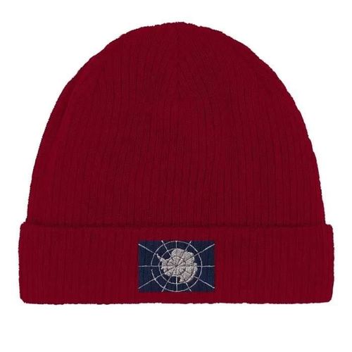 Bonnet En Coton Drapeau De L'antarctique Officiel - Pixelforma - Rouge