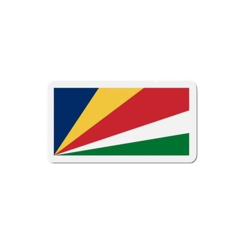 Aimant Rectangle Drapeau des Seychelles 50 pièces en 8 cm