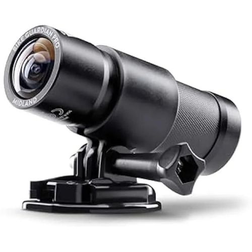 Caméra de moto Midland Guardian Pro - Résistant à l'eau - Capteur Sony - 2K - Streaming en direct