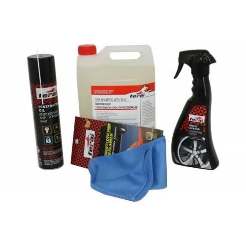 Premium Kit Protecteur Cleaner Easy Shine Maintenance Auto Microfibre Tissu Moto Bateaux Camions