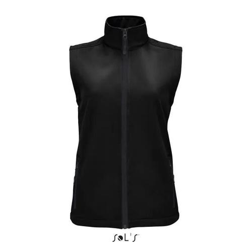 Gilet Softshell Femme Sol's Race Bw - Noir - Sports D'hiver - Randonnée