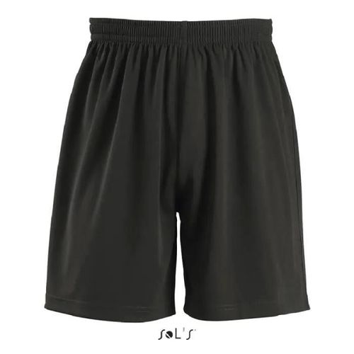 Short De Running Homme San Siro 2 Noir - 2xl - Ceinture Élastiquée Et Finitions Renforcées