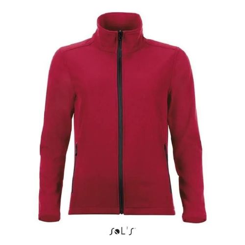 Coupe-Vent Femme - Sol's - Race - Respirant - Rouge Piment - 2 Poches Zippées