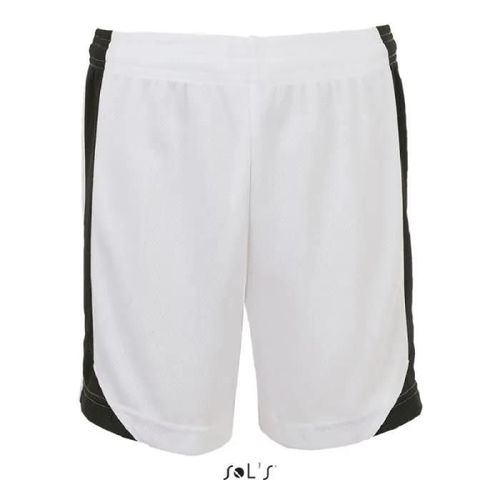 Short De Running Homme Olimpico Blanc/Noir - L - Respirant Et Confortable