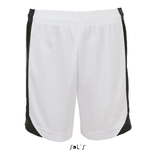 Short Junior Sol's Olimpico - Sol's - Enfant - Multisport - Blanc/Noir - Garçon