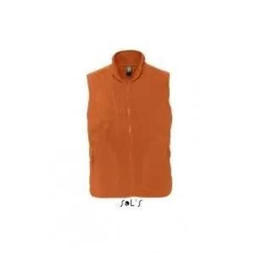 Gilet Sans Manches Polaire Unisexe - Sol S - 51000 - Orange - Anti-Bouloche - Multisport