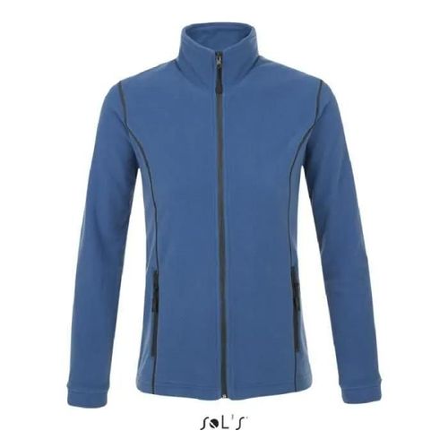 Micropolaire Nova Femme Bleu Ardoise/Gris - L - Manches Longues - Sports D'hiver - Respirant