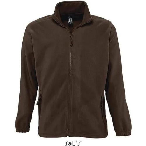 Veste Polaire North Homme Chocolat Fonce - L