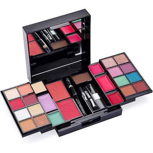 Kit De Maquillage Professionnel, 25colors Polyvalent Palette De Maquillage Avec Fard À Paupières Rougir Correcteur Brillant À Lèvres, Pour Le Visage, Le Yeux Et Le Lèvres, Beauté Set Pour Femme 
