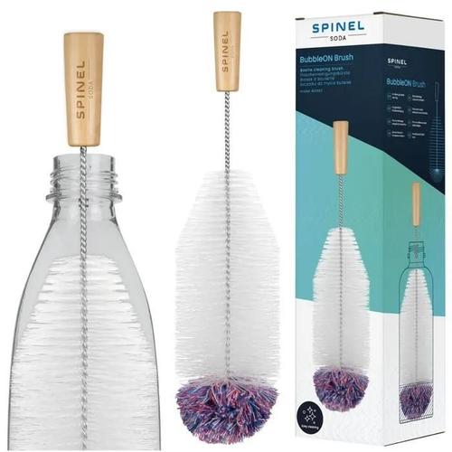 Brosse de nettoyage de bouteille pour appareil de carbonatation de l'eau Spinel blanc