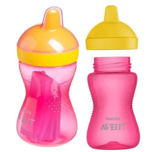 Tasse Philips Avent 300 Ml 18m+ Scf804/04 Rose - Bébé - Anti-Fuite - Facile À Nettoyer