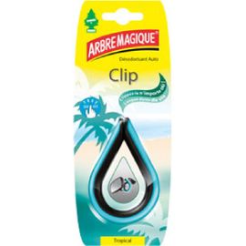 4x Desodorisant Arbre Magique Clip Tropical