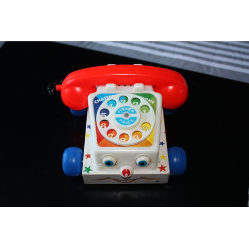 Téléphone Ancien A Tirer Chatter Telephone De Fisher Price Réf 747 Vintage Années 1960 -