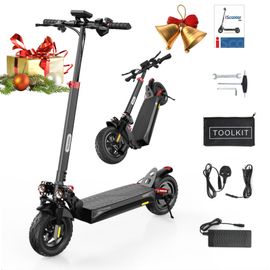 Trottinette Électrique Tout-Terrain Iscooter Ix4 800w 48v 15ah 720wh 45km/H Autonomie Maximale 50-60 Km 10'' Avec Application