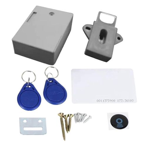 Serrure D¿Armoire Électronique Rfid Caché Bricolage Pour Tiroir De Casier D¿Armoire En Bois Serrure De Tiroir D¿Armoire À Chaussures E