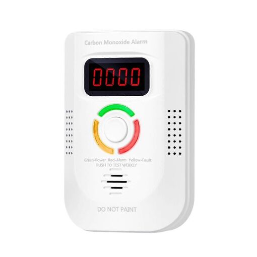 Détecteur Alarme Monoxyde De Carbone Siterwell – écran LCD, 85 DB, Capteur électrochimique