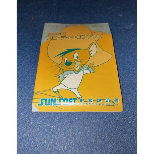 Notice Manuel D'utilisation Speedy Gonzales Nintendo Game Boy J Jap Japan