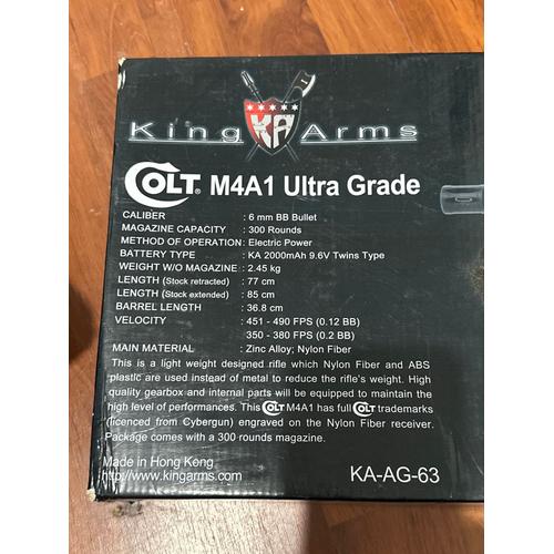 Colt M4a1 Ultra Grade - King Arms 1.4 Joule