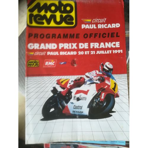 Programme Officiel Grand Prix De France 1991