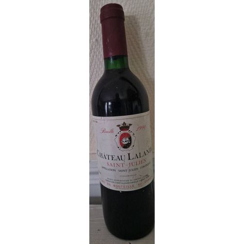3 Btls De Chateau Lalande 1990 En Saint Julien