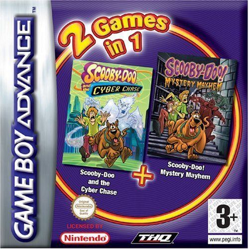 2 Jeux En 1: Scooby-Doo Et La Cyber Traque Et Scooby-Doo! Le Livre Des Tenebres Game Boy Advance