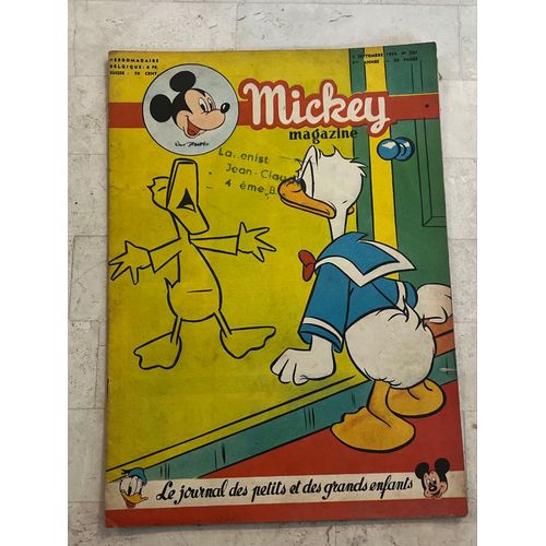 Mickey Magazine N°204 - 2 Septembre 1954 - 