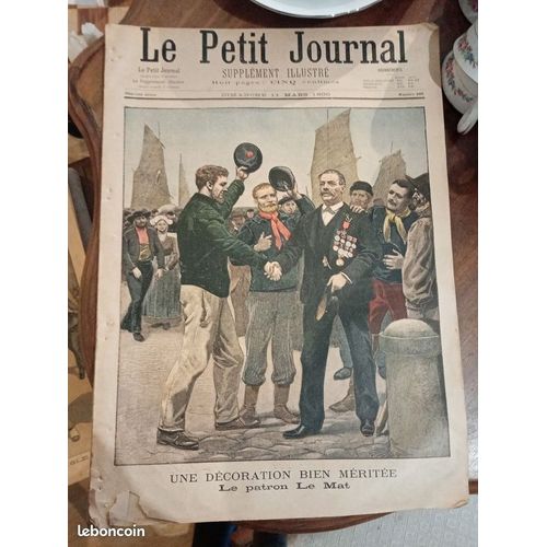 Le Petit Journal 11 Mars 1900 Déchiré En Bas