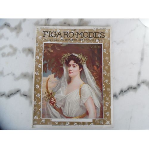 Le Figaro Modes - Numéro 29 - Mai 1905 - Couverture De Mademoiselle D'epinay.