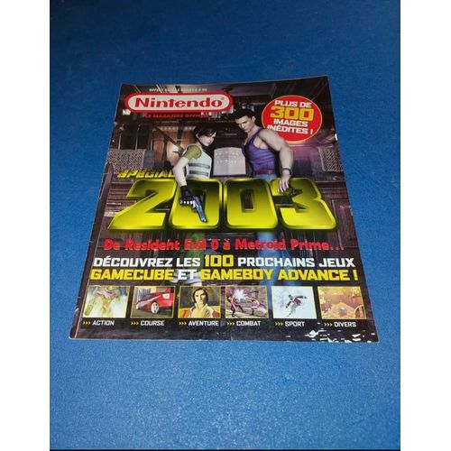 Le Magazine Nintendo Officiel Numéro 8 Spécial 2003 Resident Evil Gamecube Game Boy Advance
