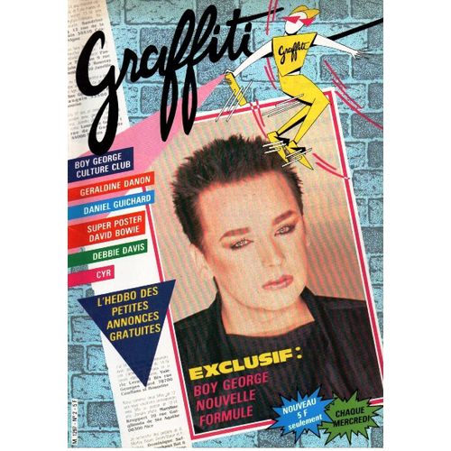 Graffiti 2 1985 Boy George/Debbie Davis/Cyril Collard/Guichard/Bowie/Geraldine Danon/Lavoine
