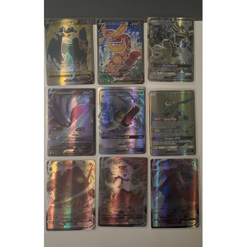 Lot 16 Cartes Pokemon Gx,Ex,V,Vmax