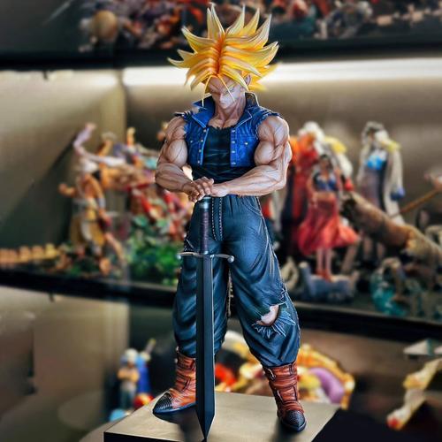 Figurines Dragon Ball Z Trunks 25cm Statue Pvc Jouets Modèles De Collection Pour Enfants Anime Collection Poupée Jouets